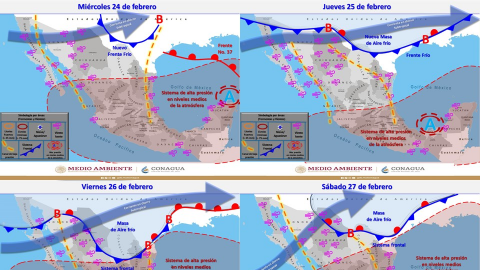 Condición Santa Ana para los próximos días