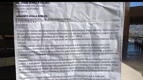 Siguen adeudos para viudas de trabajadores del ayuntamiento