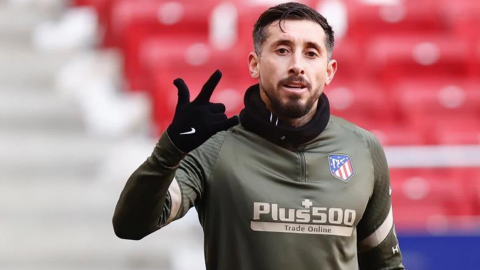 Héctor Herrera volvió a los trabajos con el Atlético tras superar el Covid-19