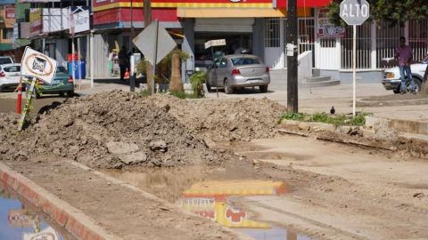 Tras lluvias se generaron varios baches