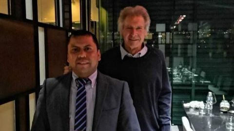 El actor norteamericano Harrison Ford visitó Tijuana
