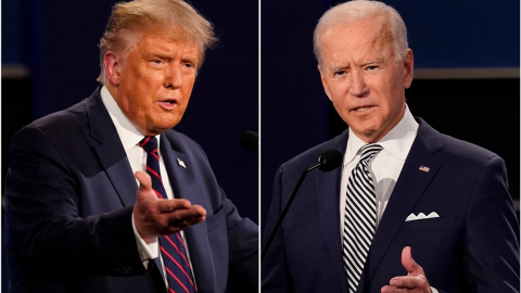 Trump dice que con Biden la frontera con México está fuera de control