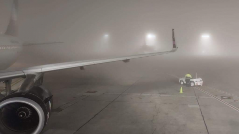 Aeropuerto de Tijuana canceló vuelos por neblina registrada durante la madrugada