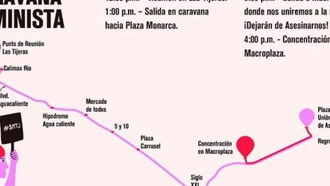⚠️🚧Habrá tres manifestaciones de feministas en Tijuana