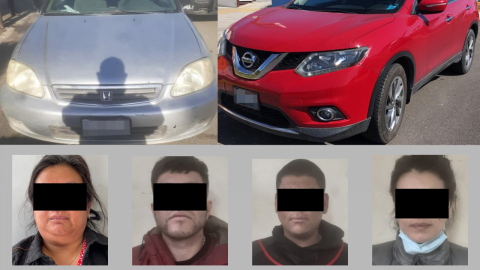 Detenidos con autos robados