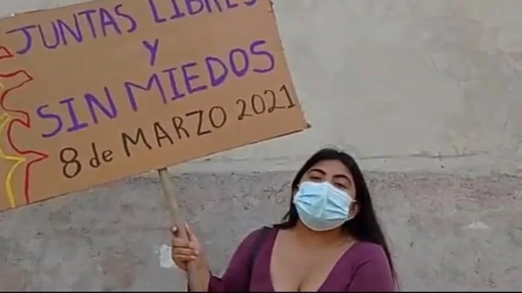 La verdadera historia de Astrid, la joven que marchó sola el 8M
