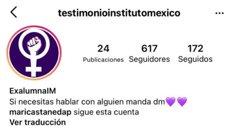 Acoso sexual a alumnas en Instituto México, denuncian