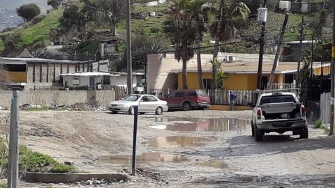 Causa accidentes calles intransitables por lluvias