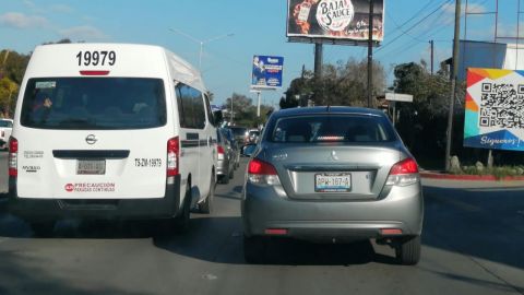 Tráfico lento en Vía Rápida Poniente