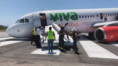 Falla avión de Viva Aerobus, previo a vuelo en Vallarta; pasajeros están bien