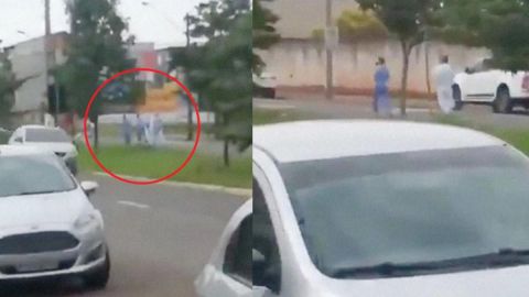 VIDEO: Paciente con covid-19 se escapa de hospital por miedo a ser intubado