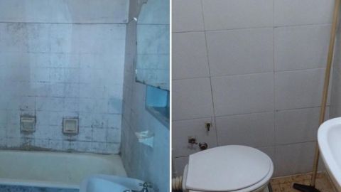 Exponen los peores baños de departamentos en renta