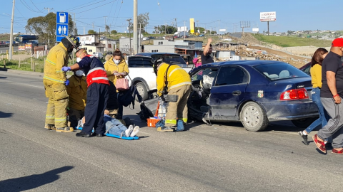 Fuerte carambola en Cuesta Blanca