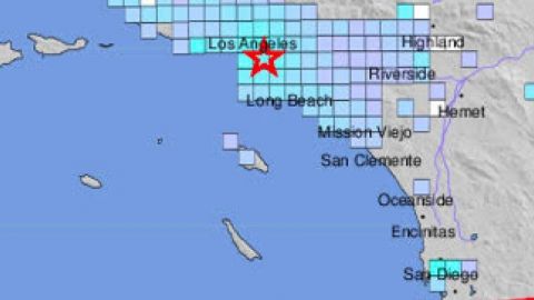 Terremoto de magnitud 4 sacude a Los Ángeles