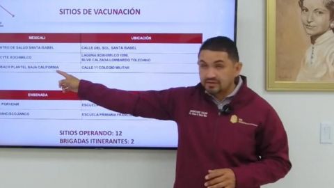 Habilitan 5 puntos de vacunación anti COVID en Tijuana; 12 en todo el estado