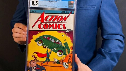 Ejemplar de 'Action Comics', primer cómic de Superman, se vende en 3.25 mdd
