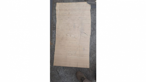 Quitan narco-tabla de avenida Reforma en Ensenada