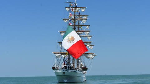 El Buque Escuela Velero Cuauhtémoc arribará a Ensenada