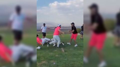 VIDEO: Juego de golf termina en pelea en Querétaro; se burlan en redes sociales