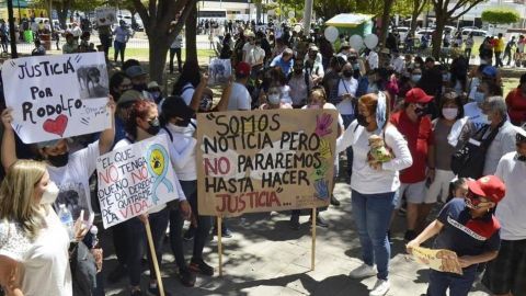 Marchan para exigir justicia para Rodolfo, perrito asesinado en Sinaloa