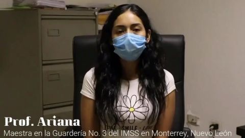 Tras video viral, maestra de Nuevo León aclara que sí fue vacunada