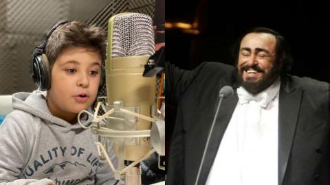 ¿El próximo Pavarotti? Niño de 7 años sorprende por su voz para cantar ópera
