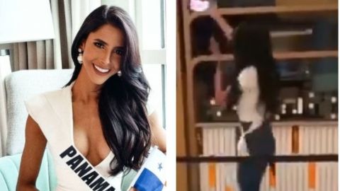 Miss Panamá se resbala al intentar tomarse una 'selfie'