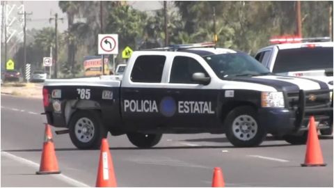 Fuerte movilización policiaca esta mañana en la zona del Valle de Mexicali