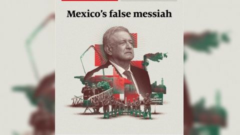 El Falso Mesías, así retrata The Economist a AMLO en su portada
