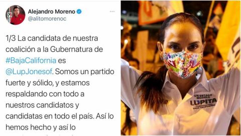 Lupita Jones es la candidata del PRI, asegura su líder nacional Alejandro Moreno