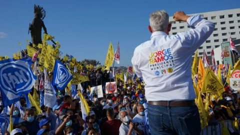 Masivo cierre de Jorge Ramos, tijuanenses lo quieren como presidente mpal