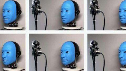 EVA: El robot que logra imitar expresiones faciales humanas a través de músculos