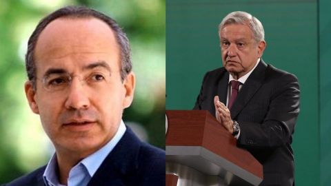 AMLO desea pronta recuperación a Felipe Calderón tras dar positivo a Covid-19
