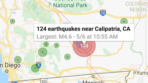 Sin daños en Baja California, por temblor en Calipatria, California