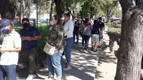 Personas foráneas acuden a votar en Tijuana
