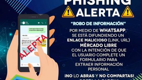Phishing, alertan por robo de información en WhatsApp