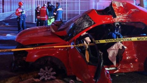 Fuertes Imágenes: Ebrios en un Audi provocan accidente, cuatro salieron volando