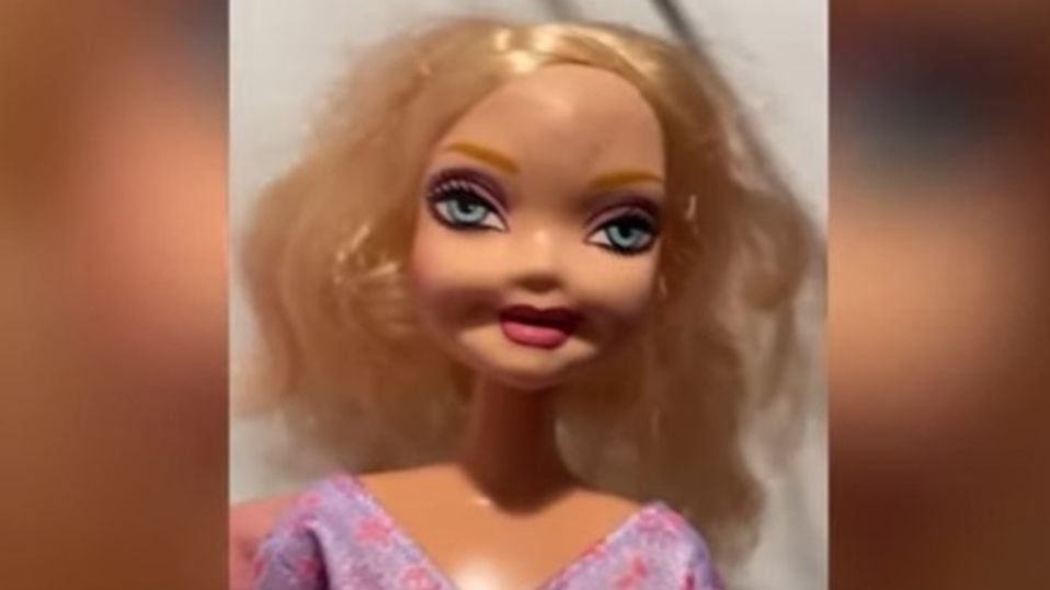 1 X DS11 esperaban Rosa Soporte De La Muñeca De Metal Para Muñeca Barbie delgada Pinza 