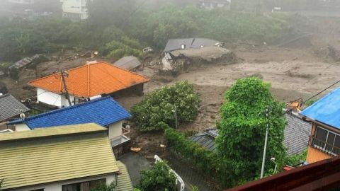 VIDEO: Fuertes lluvias en Japón dejan 2 muertos y una veintena de desaparecidos
