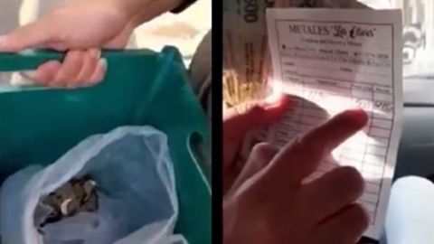 📹 VIDEO: Argentino vende como metal 4 mil monedas y gana el doble