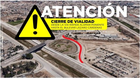Por obras de CESPT, cerrarán gaza entre Vía Rápida Alamar y Blvd Lázaro Cárdenas