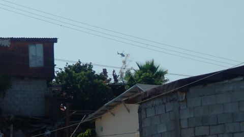 📹 VIDEO: Helicóptero de la GN sobrevuela por la delegación Sánchez Taboada