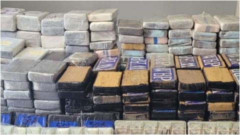 Decomisan más de 200 paquetes de cocaína y casi 1 millón de dólares en Tijuana