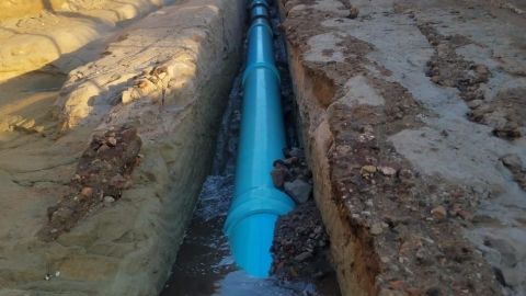 1 de agosto, día para finalizar obras de red de agua potable en Rosarito