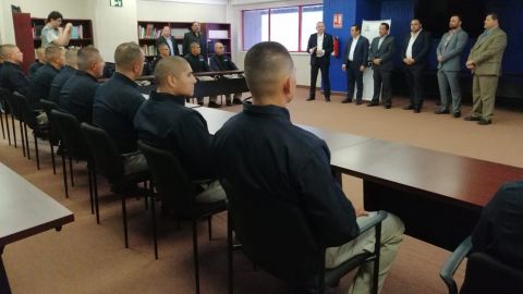 Suspenden actividades en la Academia de Policías por brote de COVID-19