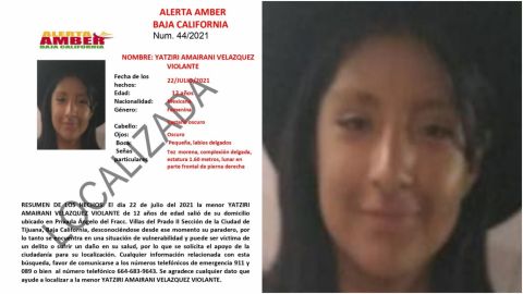 Se cancela Alerta Amber; localizaron a Yatziri Velázquez de 12 años