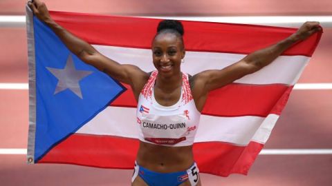 Jasmine Camacho-Quinn, de Puerto Rico, hizo historia en 100m con vallas