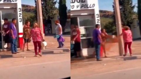 📹 VIDEO: Mujeres se pelean aventándose menudo en Durango
