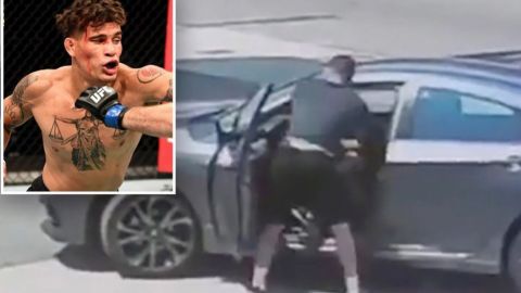 📹 VIDEO: Estrella de UFC evita que ladrón robe su auto ¡a punta de rodillazos!