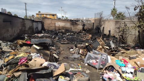 Era ''picadero'' la casa incendiada en Ensenada